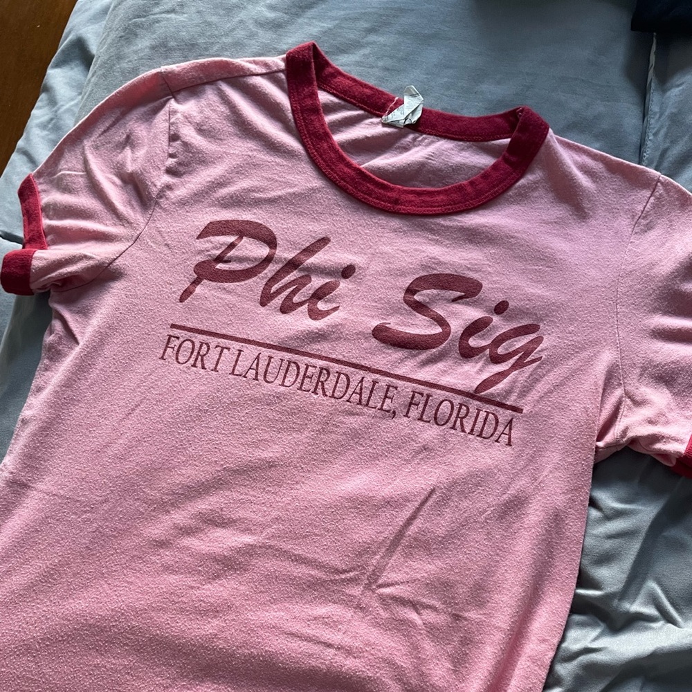 Pink Phi Sig shirt